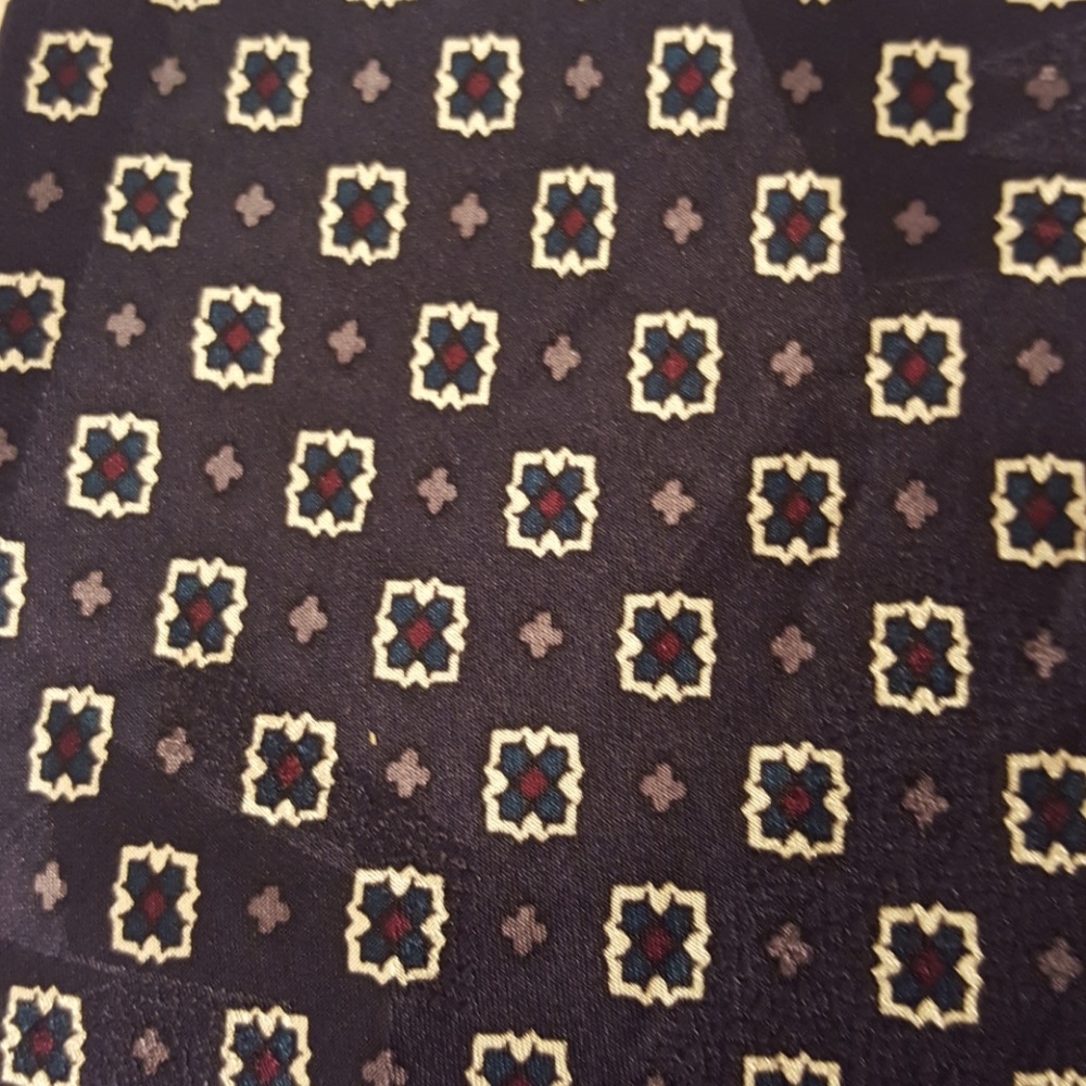 Vintage Blue Silk Necktie